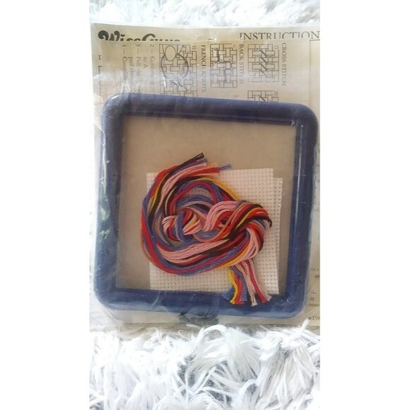 1988 Wise Guys Stitchables Cross Stitch Kit 7718. "Get Even Live Long Enough " - Picture 3 of 3